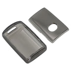 Transparent Black Key Case for Mazda (Engine Start)