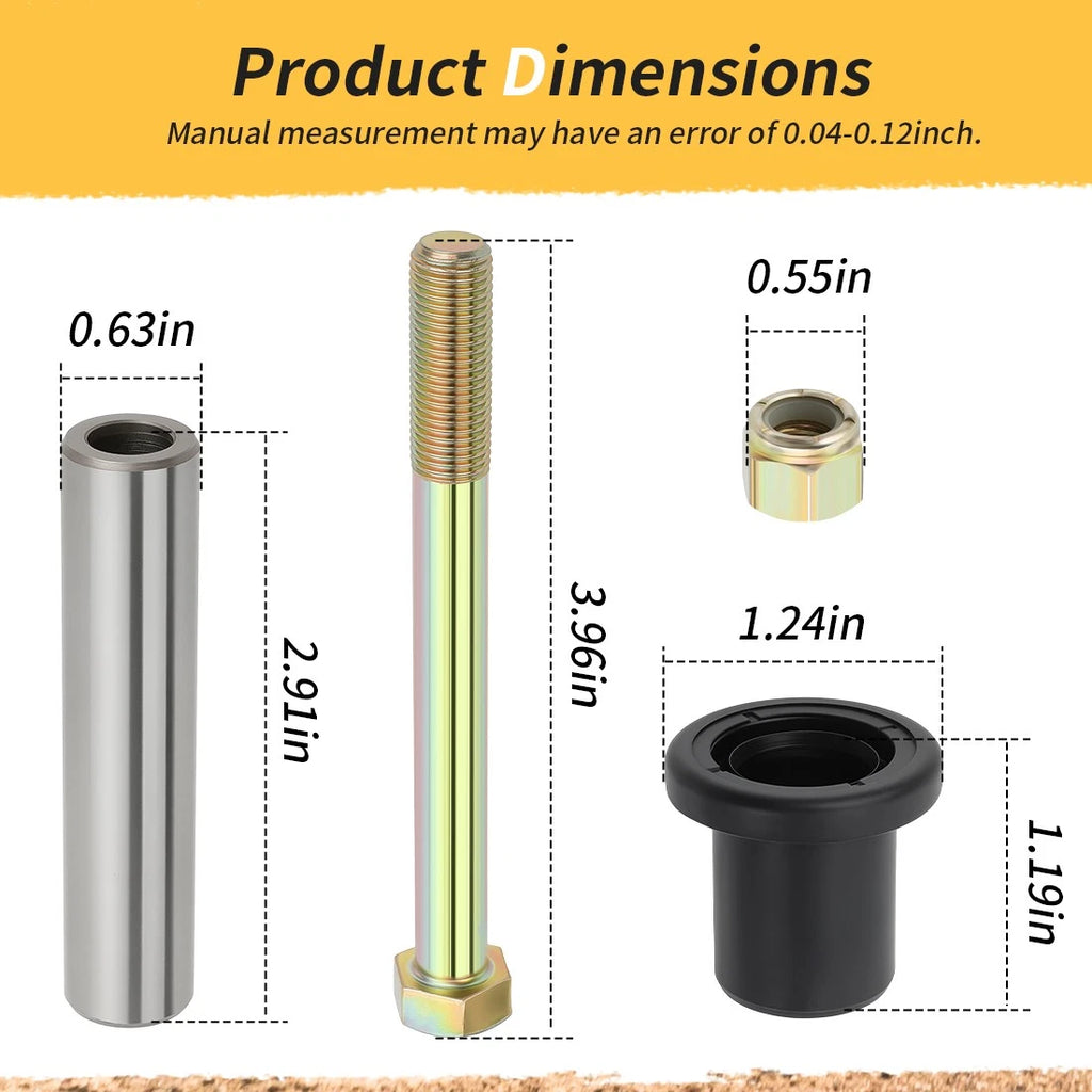Rear Upper A-Arm Bushing Kit for Polaris Sportsman 570 6x6 400 450 600 700 800