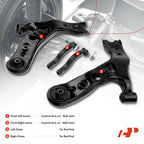 Front Lower Control Arm & Outer Tie Rod End for Toyota RAV4 (2019-2024)