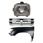 Fender Kit for Toyota Tacoma (1997) Primed Front Driver Side with Grille
