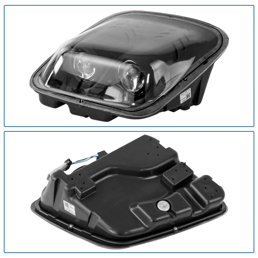 Replacement Projector Headlights for Chevy Corvette (1997–2004) Matte Black