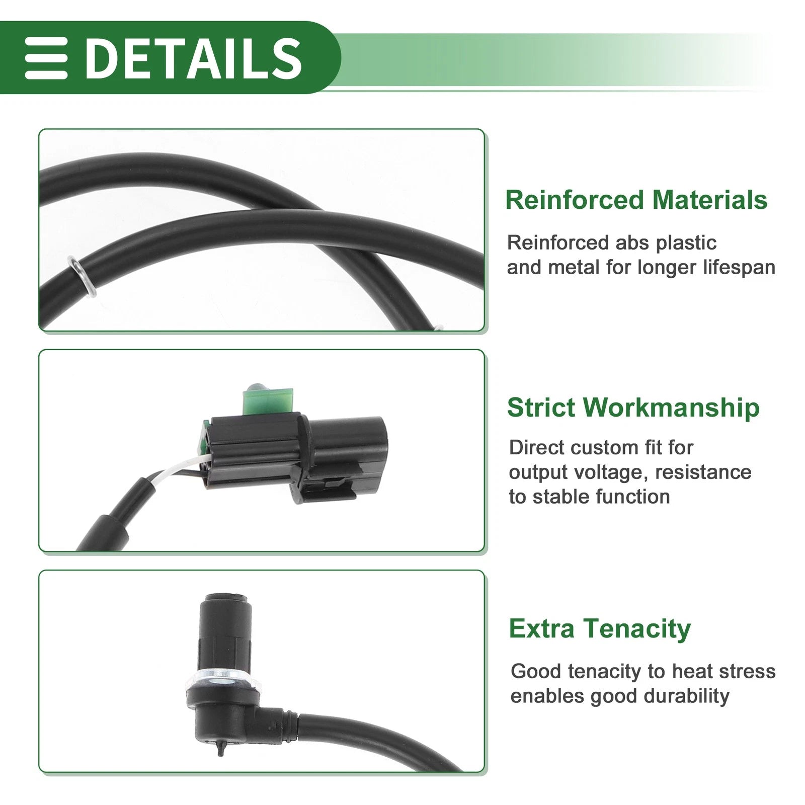 ABS Wheel Speed Sensor No. 4670A192 for Mitsubishi Pajero (2009–2016)