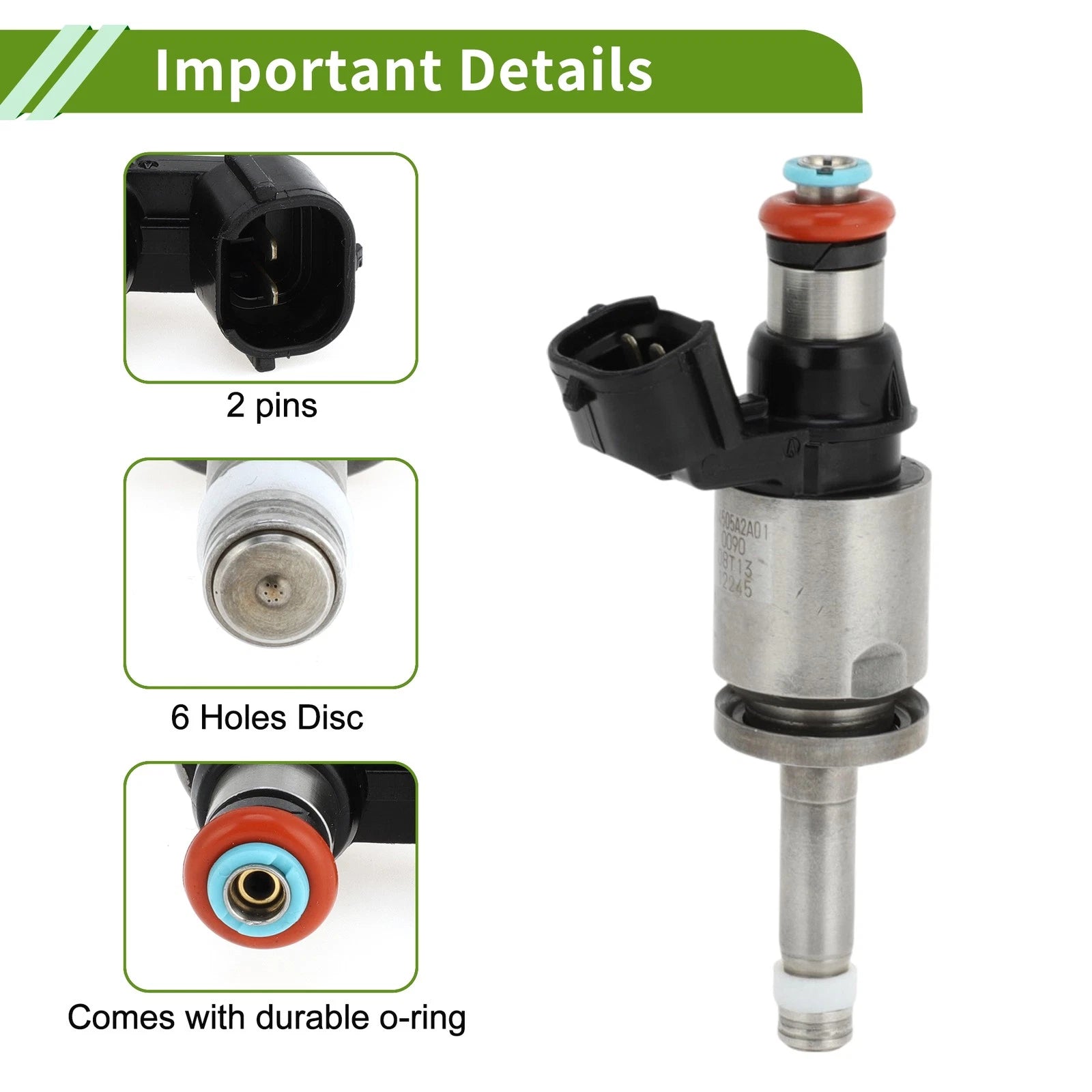 Fuel Injector No. 164505A2A01 for Honda CR-V 2.4L (2015–2017)