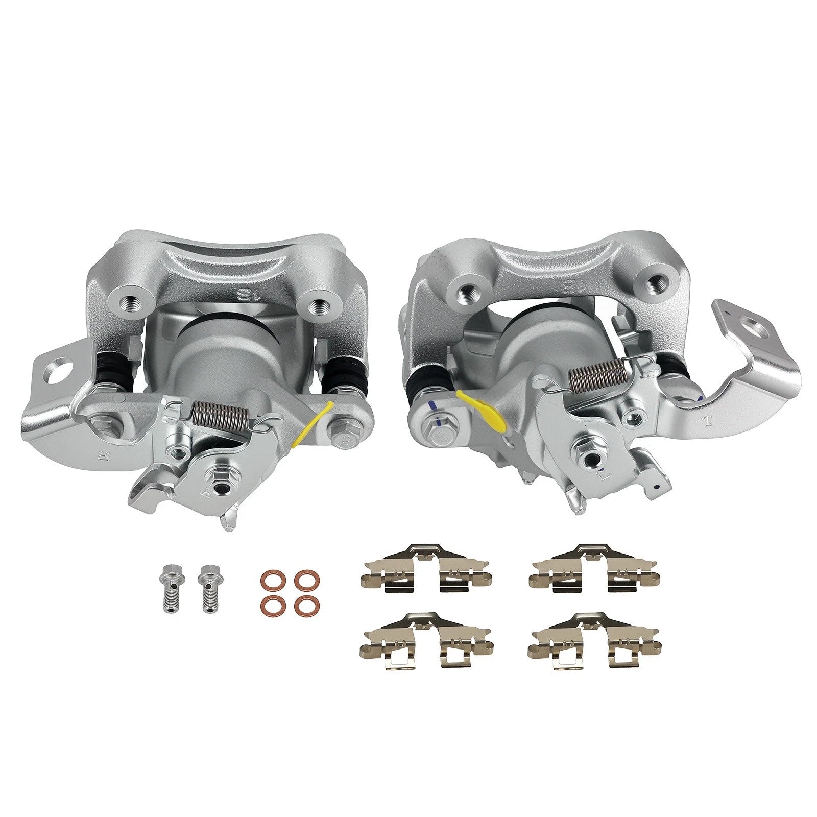 Rear Left+Right Disc Brake Calipers w/ Bracket Pair for Scion xB (2008–2015)