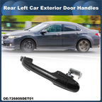 Rear Left Door Handle No. 72680SDET01 for Honda Accord (2003–2007) Black