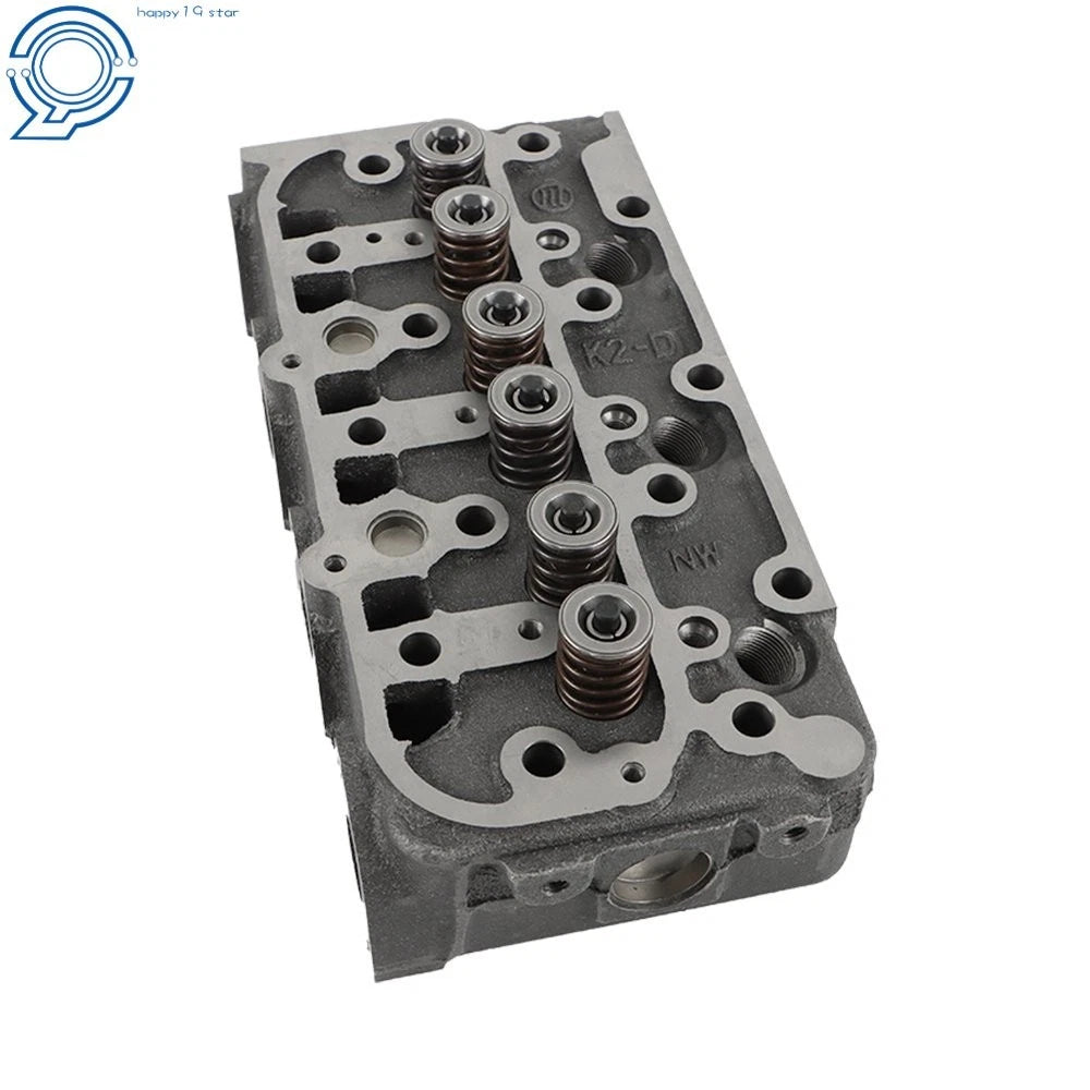 Complete Cylinder Head w/ Valves for Kubota D1305 B26 ZD331 RTV1100 B2410 B2620