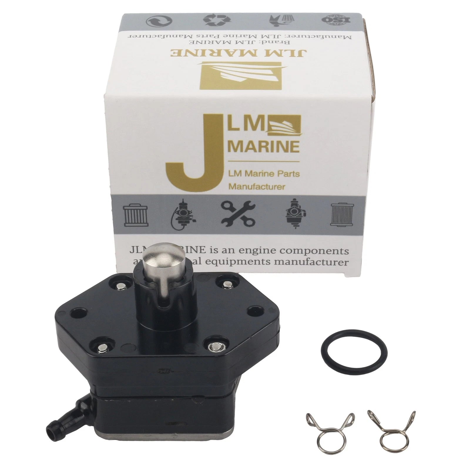 Fuel Pump & O-ring Kit for Yamaha 4 Str 30-60 HP Outboard (6C5-24410)