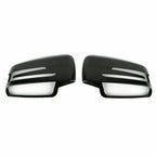 Gloss Black Mirror Cover Cap for Mercedes Benz W204 W212 W176 W246 W117 X156 (2010–2019)