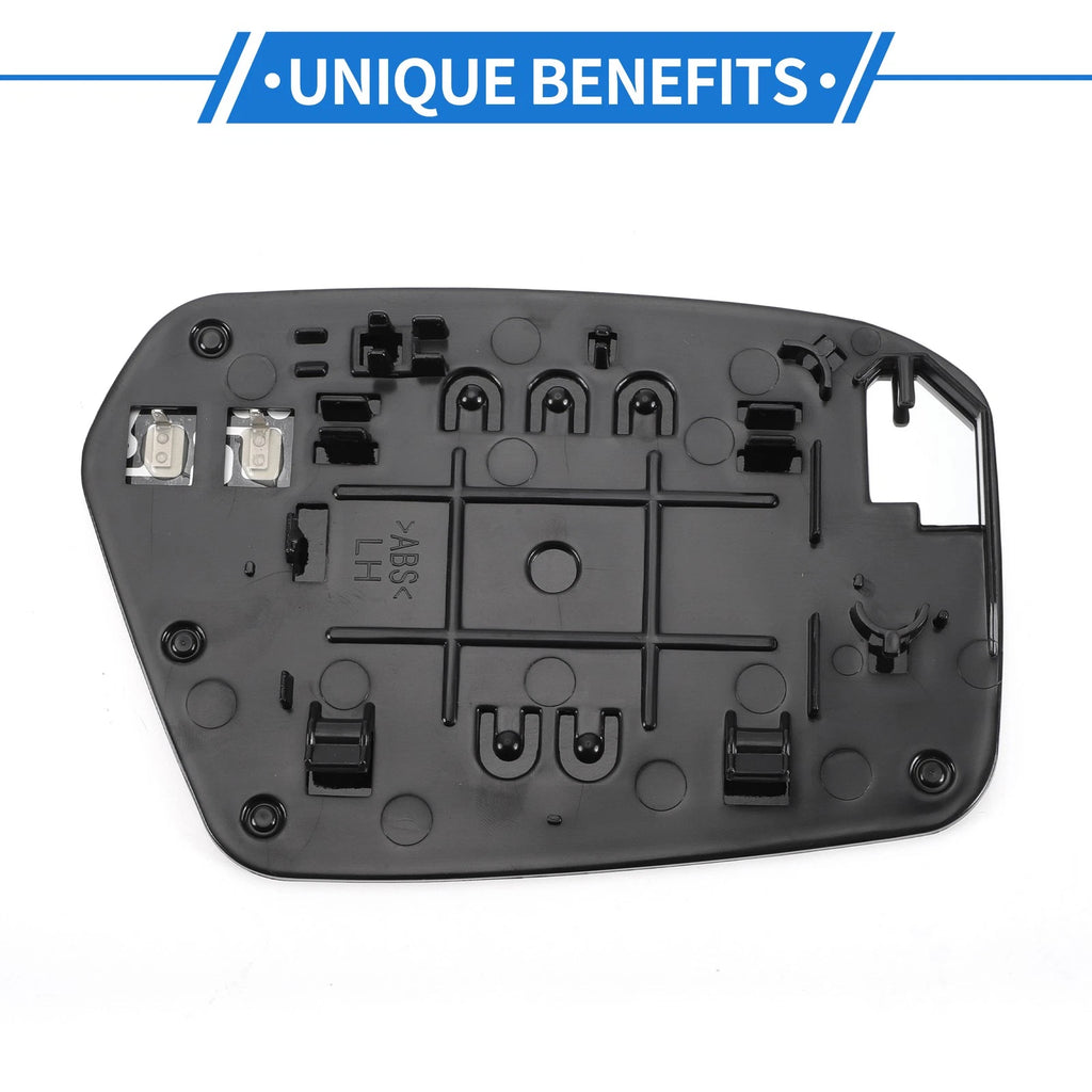 Heated Left Driver Side Mirror Glass for Ford Fusion (2006–2010)