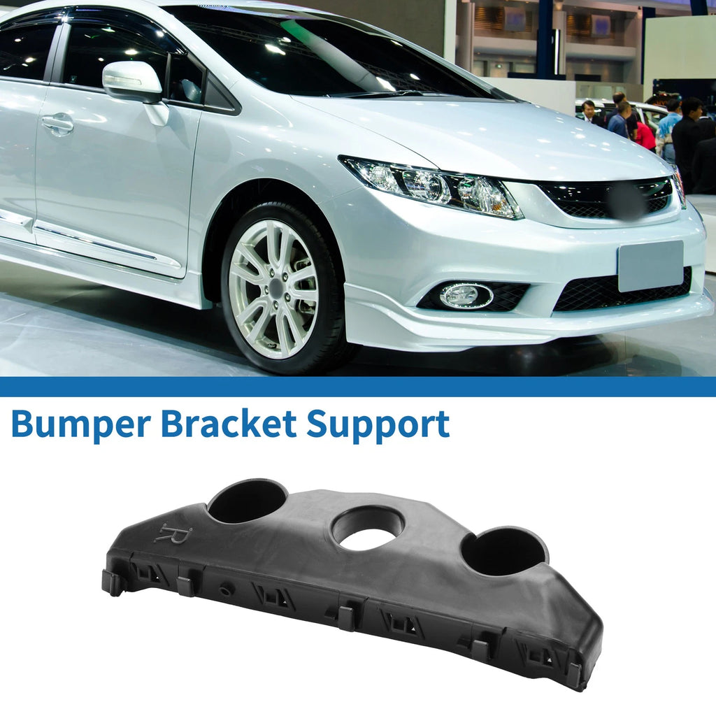 1pc Right Front Bumper Retainer Bracket for Nissan Versa (2020–2022) Black ABS