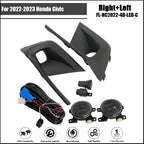 LED Fog Lights for Honda Civic (2022–2023) Clear Driver & Passenger Side Pair