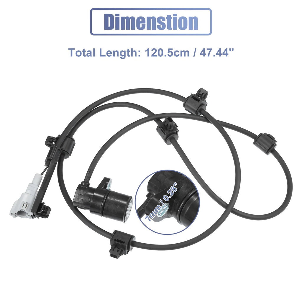 Rear Left ABS Wheel Speed Sensor No. 89546-0C020 for Toyota Sequoia (2001–2007)