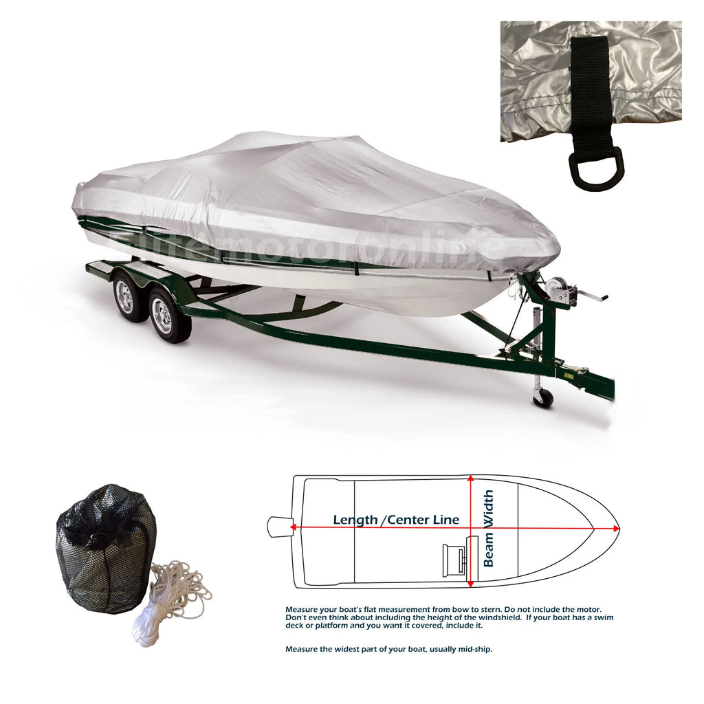 Bowrider Storage Mooring Cover for V-Hull Runabouts (2017–2019) Waterproof