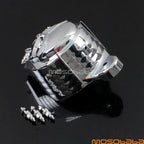 Chrome Infinity Zombie Horn Cover for Harley (1992-2014)