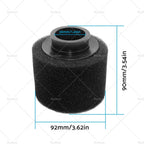 38mm Foam Pod Air Filter for 125cc 140cc PIT PRO Quad Dirt Bike ATV