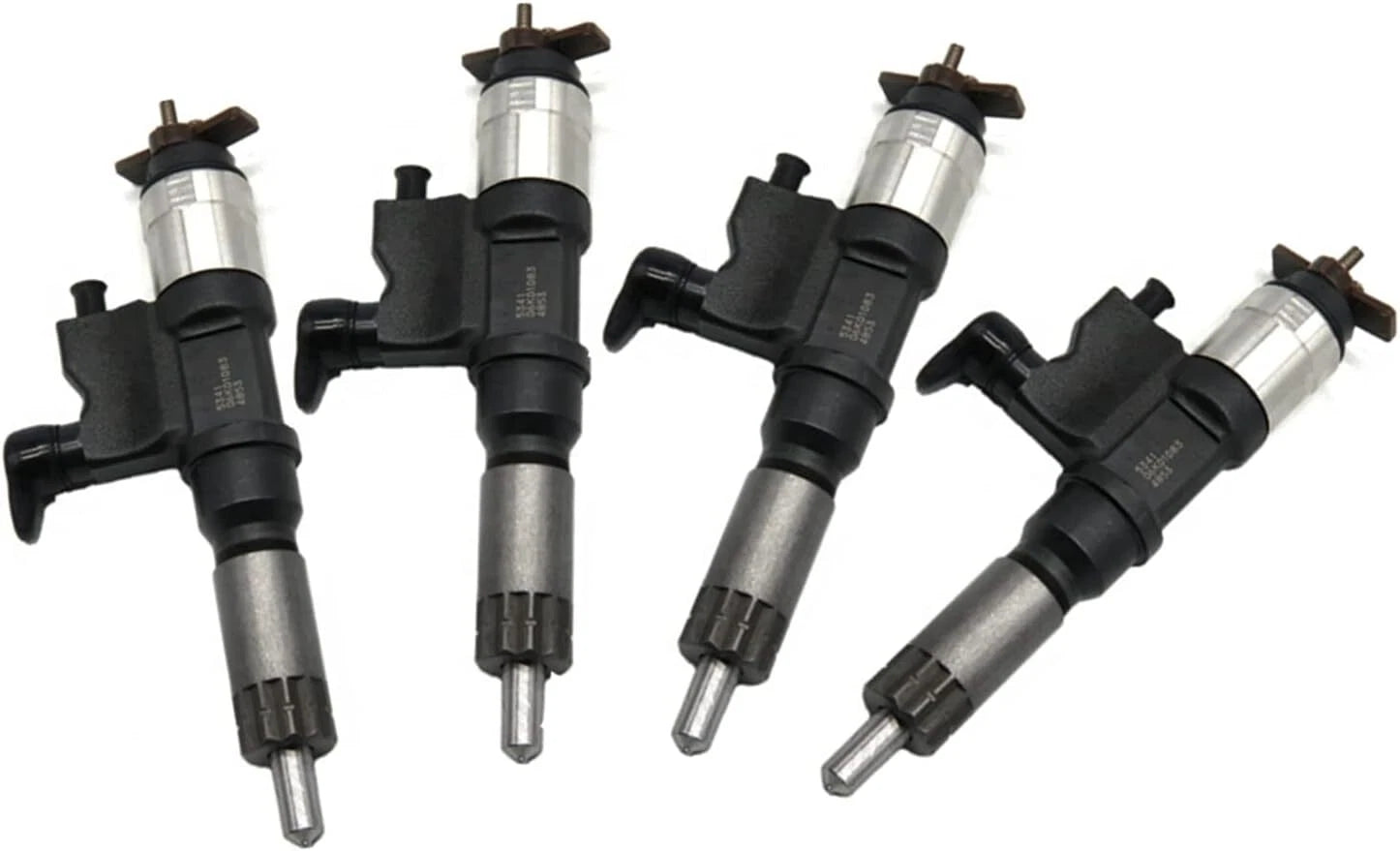 Set of 4 Fuel Injectors 095000-5504 095000-5500 for Isuzu 4HL1 6HL1
