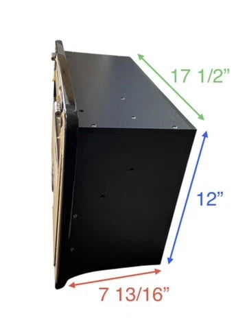 Marine Storage Box with Gemlux Latch for Various Applications (19.5in x 14in)