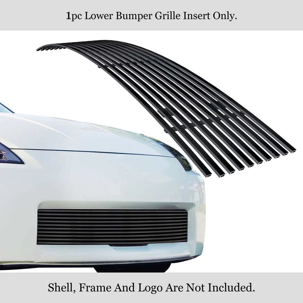 Billet Grille Insert for Nissan 350Z (2006-2007) Black