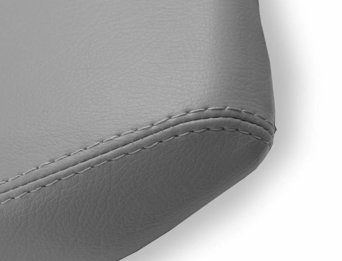 Leather Console Lid Armrest Cover for Volkswagen Atlas (2018–2021) Gray