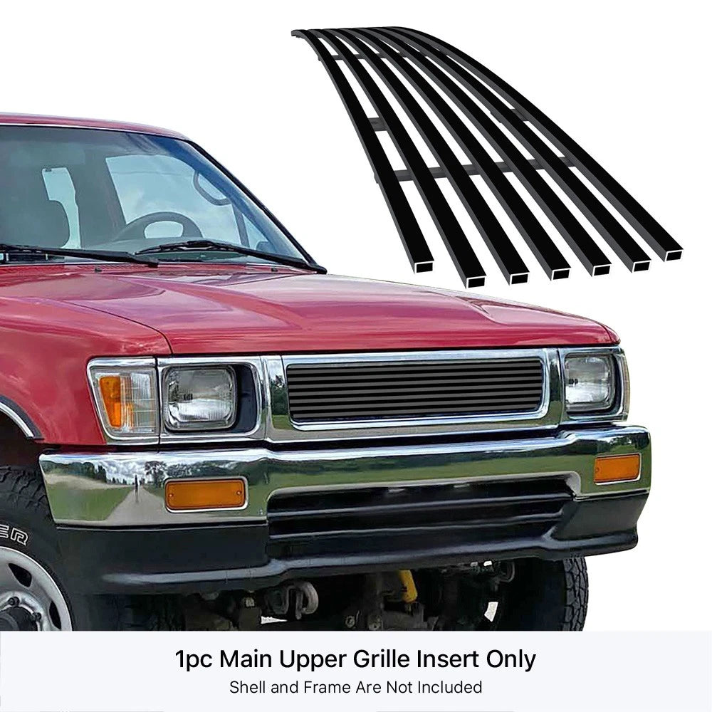 Stainless Black Billet Grille Insert for Toyota Pickup 4WD (1992-1995)