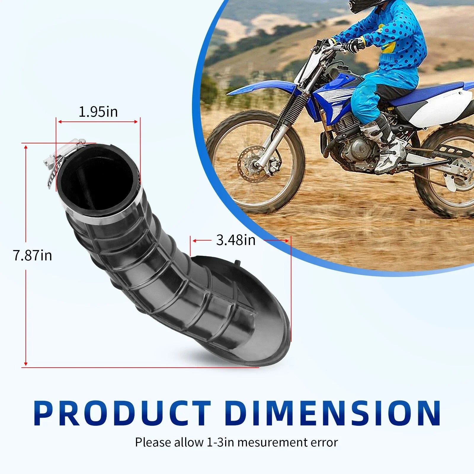 Air Cleaner Joint Intake Boot for Yamaha TTR125L (2001–2004)
