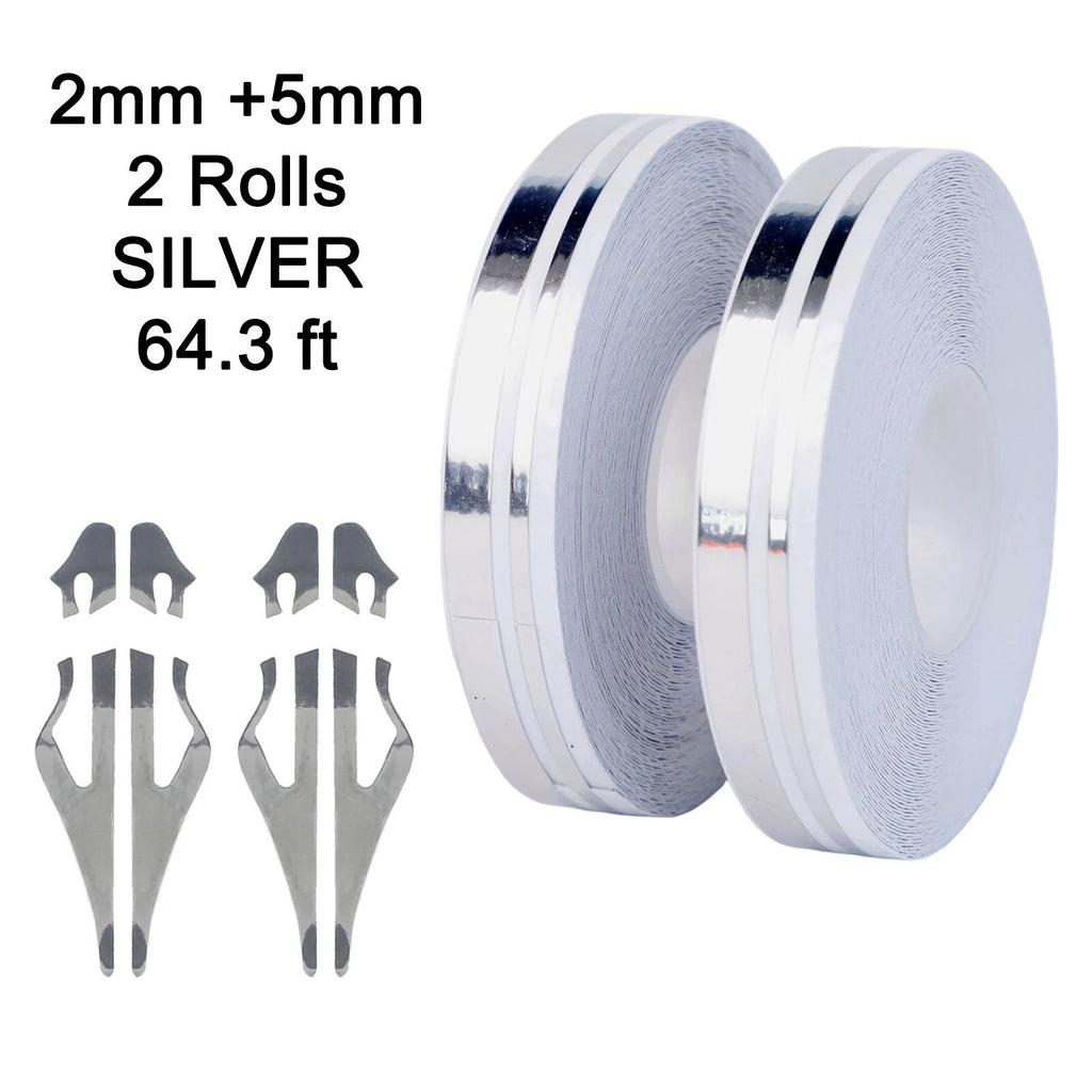 Stripe Stickers for STREAMLINE Double Line Tape (Non-Fading, Scratch-Resistant)