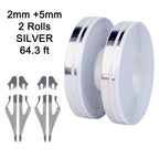 Stripe Stickers for STREAMLINE Double Line Tape (Non-Fading, Scratch-Resistant)