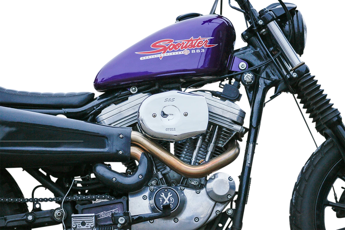 S&S Stealth Tribute Air Cleaner Cover Chrome for Harley (Fits Stealth Kits)