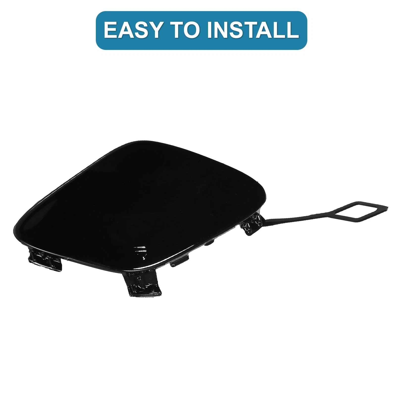 Tow Hook Cover for Mercedes-Benz E250 (2014–2015) Bright Black