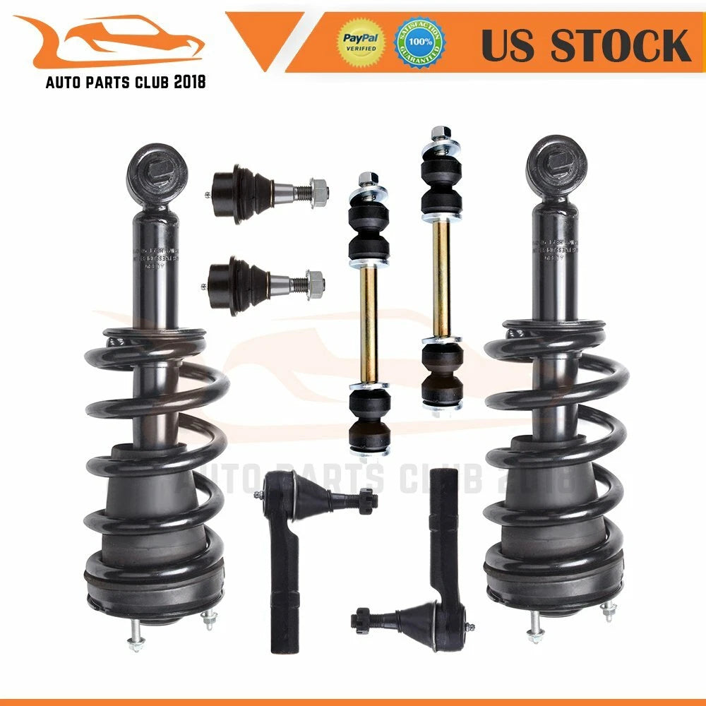 Front Strut w/Coil Spring Suspension Kit for GMC Yukon XL 1500 (2007–2014)