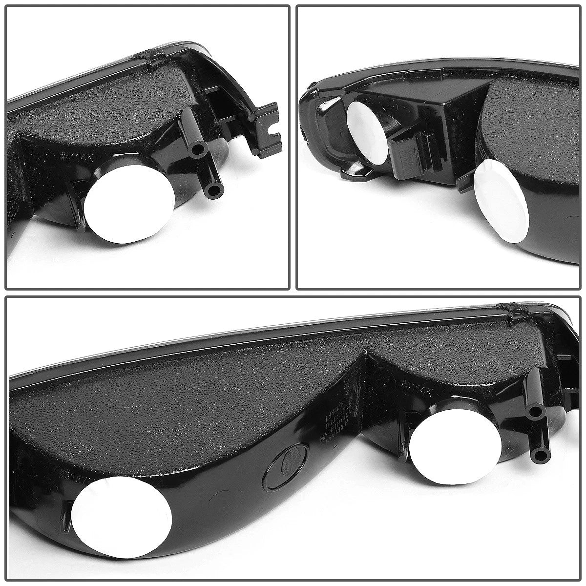 Bumper Light for GMC Sierra/Yukon (1999–2006) Black Housing Clear Lens Amber