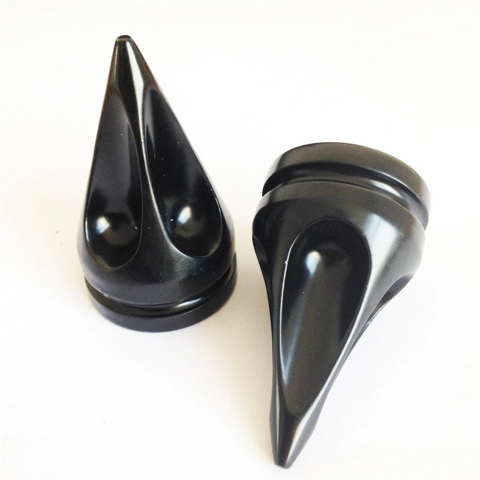 Pair of Chrome Cone Handle Bar Ends for Suzuki GSXR1000 (2001–2005) / GSXR750 (1996–2006)