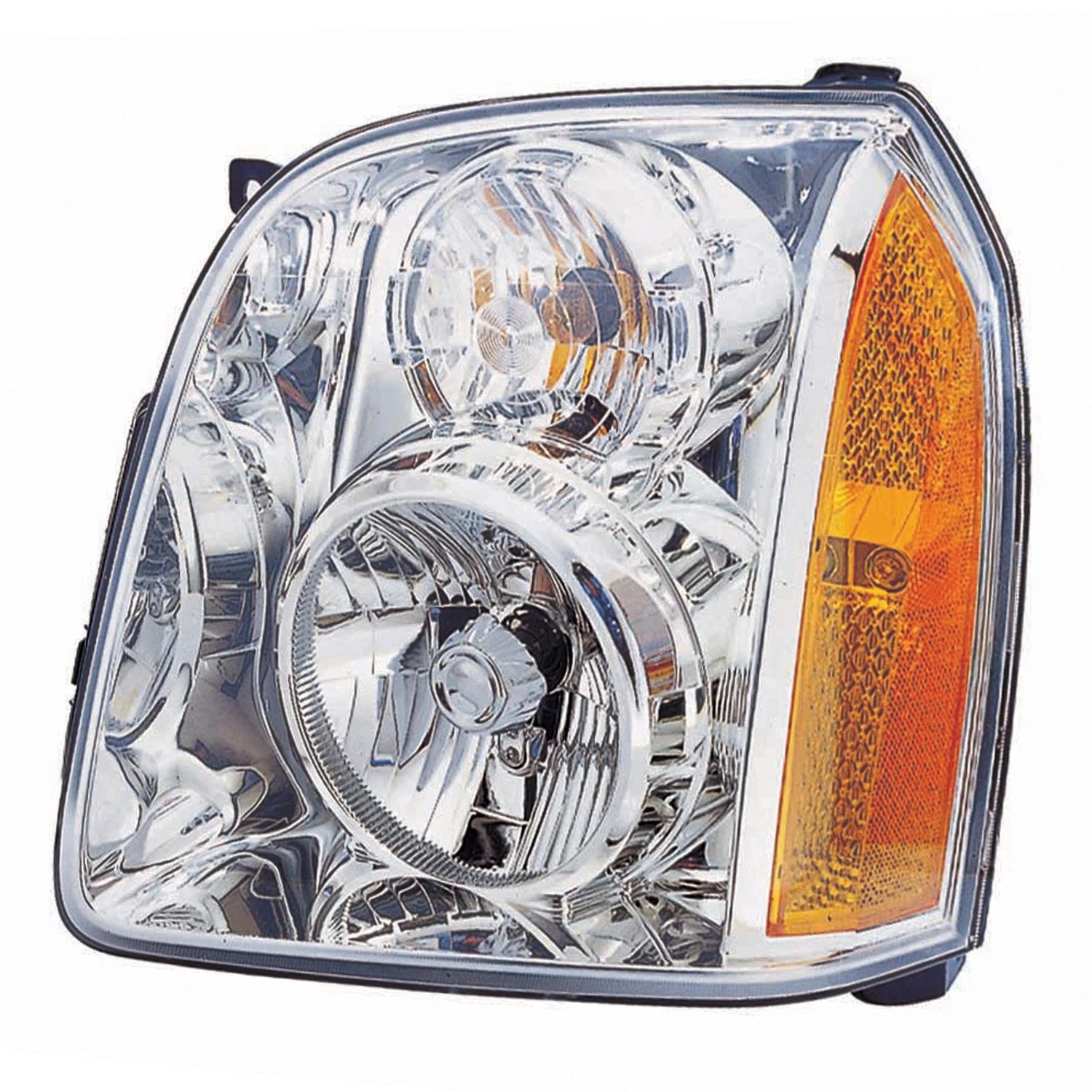 Replacement Chrome Driver Side Head Light Assembly for See Compatibility Chart