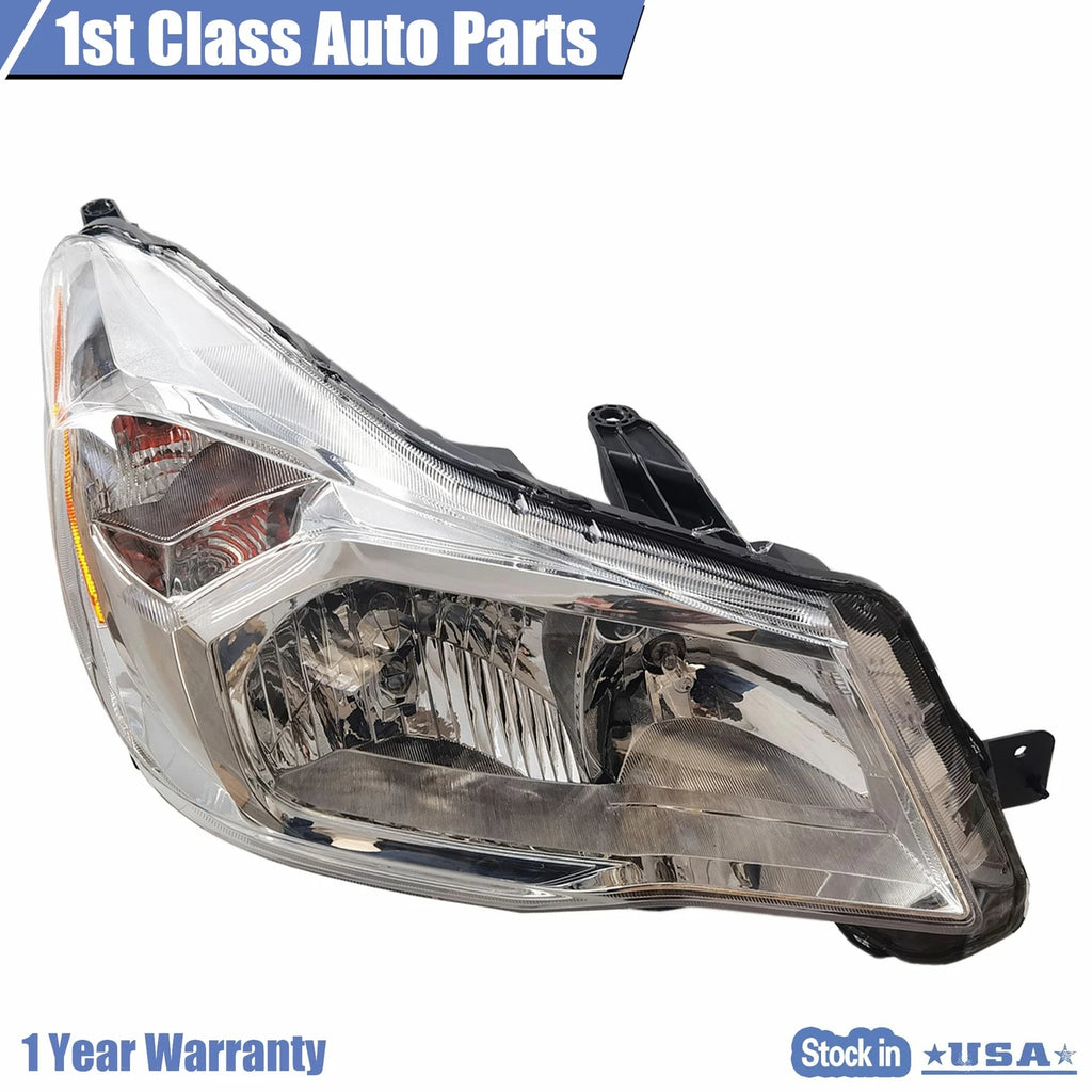 Right Headlight with Chrome Bezel for Subaru Forester (2014-2016)