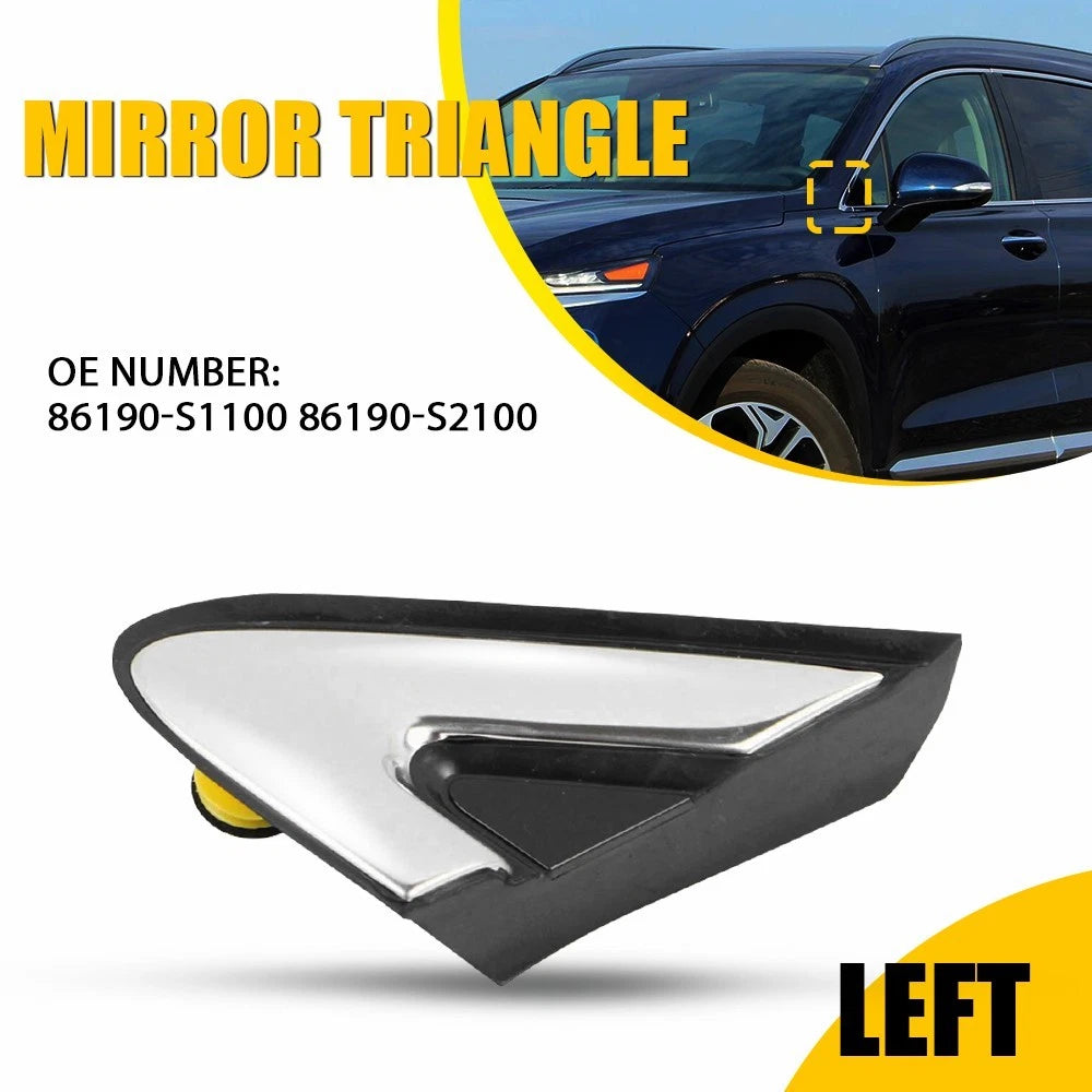 Left Driver Side Mirror Corner Fender Molding for Hyundai Santa Fe (2019–2023)