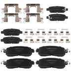 Set of 4 Ceramic Brake Pads for Nissan Altima (2013–2023) P-1650 P-905 D905
