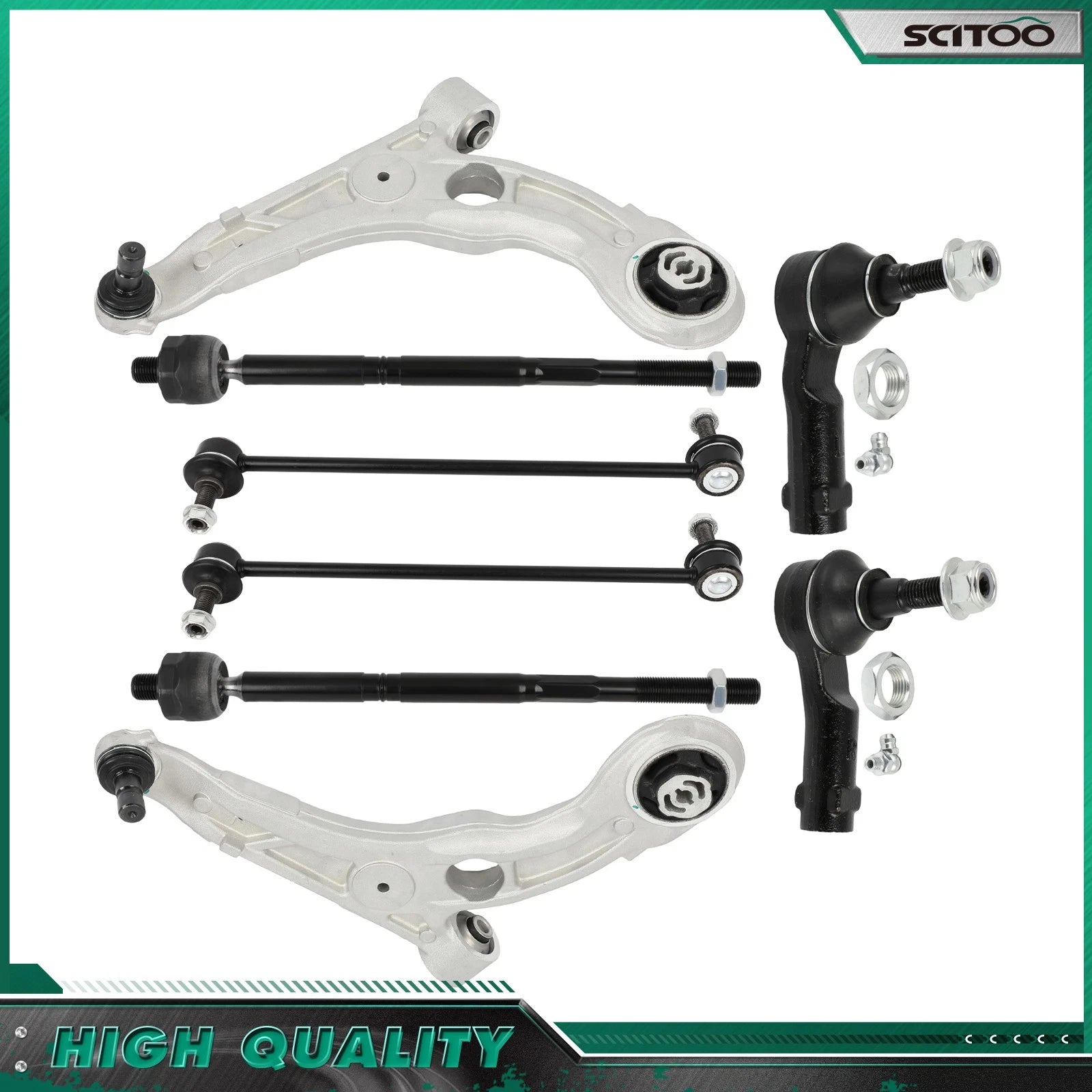 Front Lower Control Arm Tie Rod Sway Bar for Chrysler 200 (2016–2017)