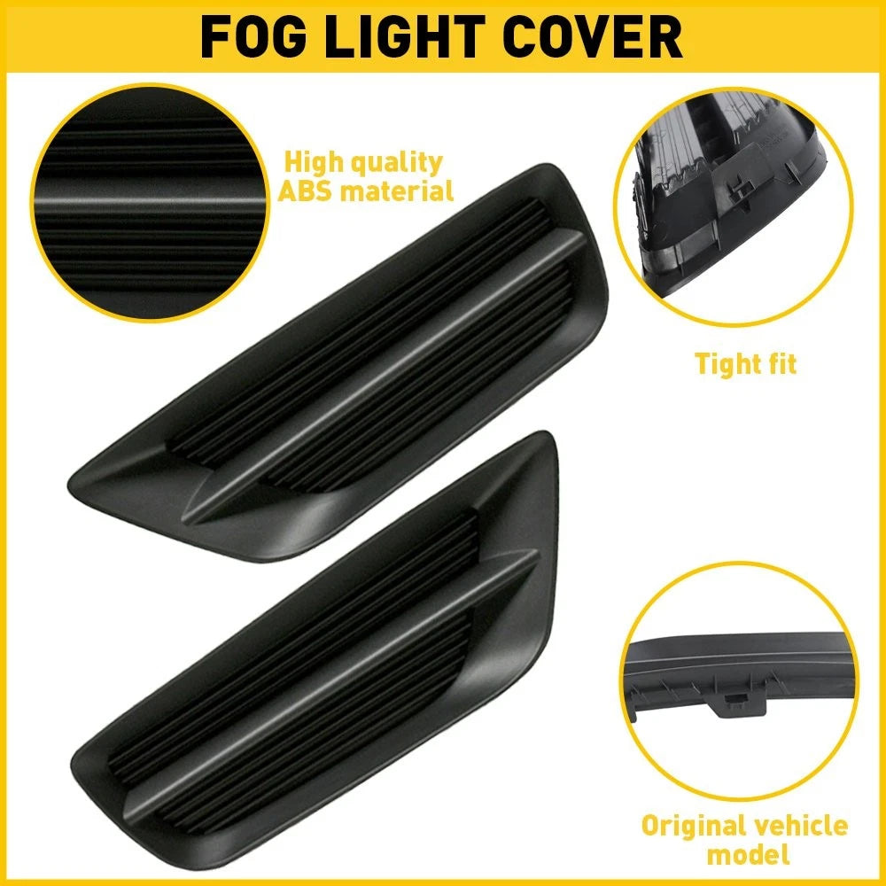 Fog Light Covers Set of 2 for Honda Accord Sedan (2013–2015) Left & Right