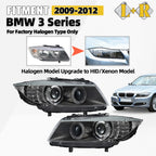 Headlight Halogen Upgrade to HID/Xenon Pair for BMW E90 3-Series (2009–2012)