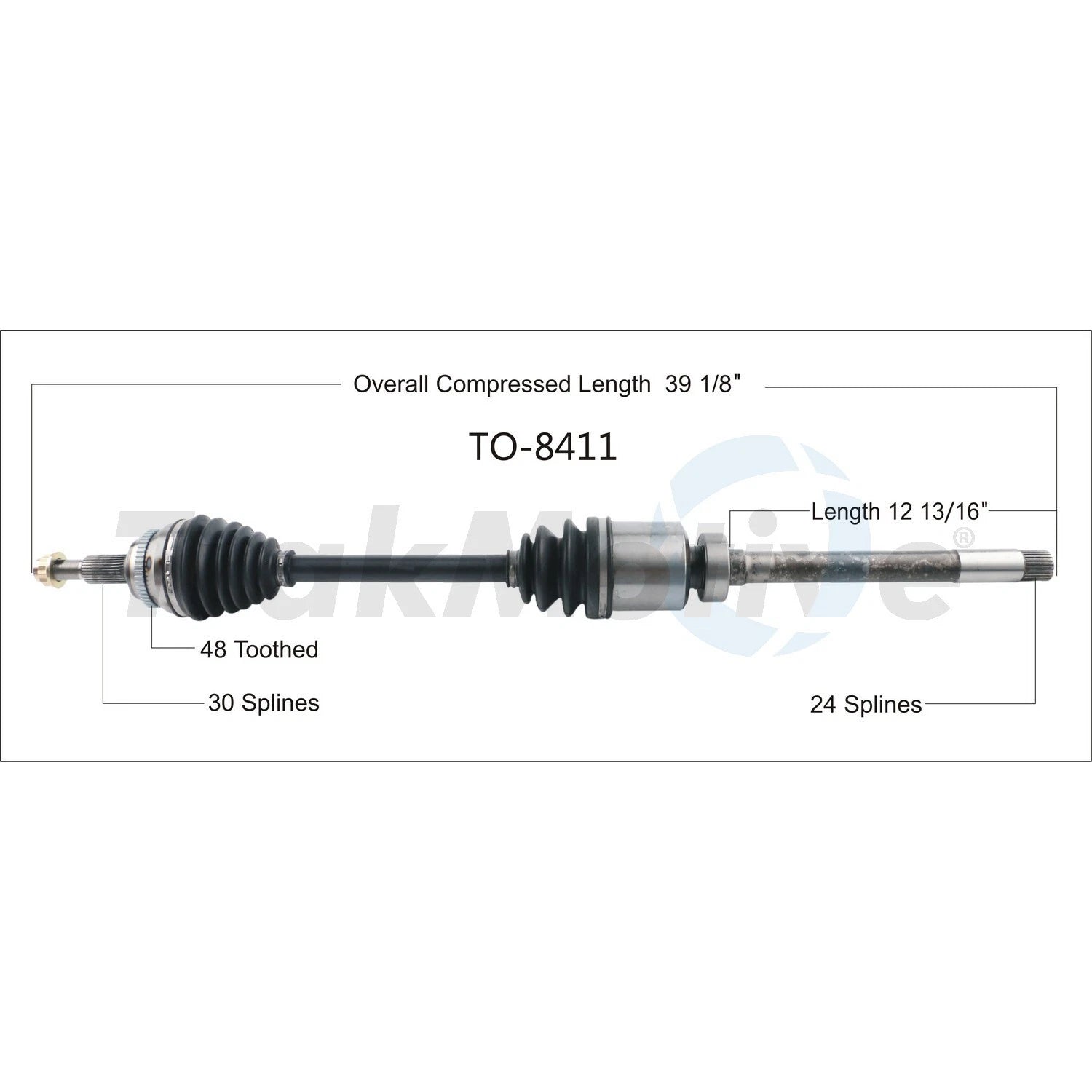 SurTrack CV Axle Shaft for