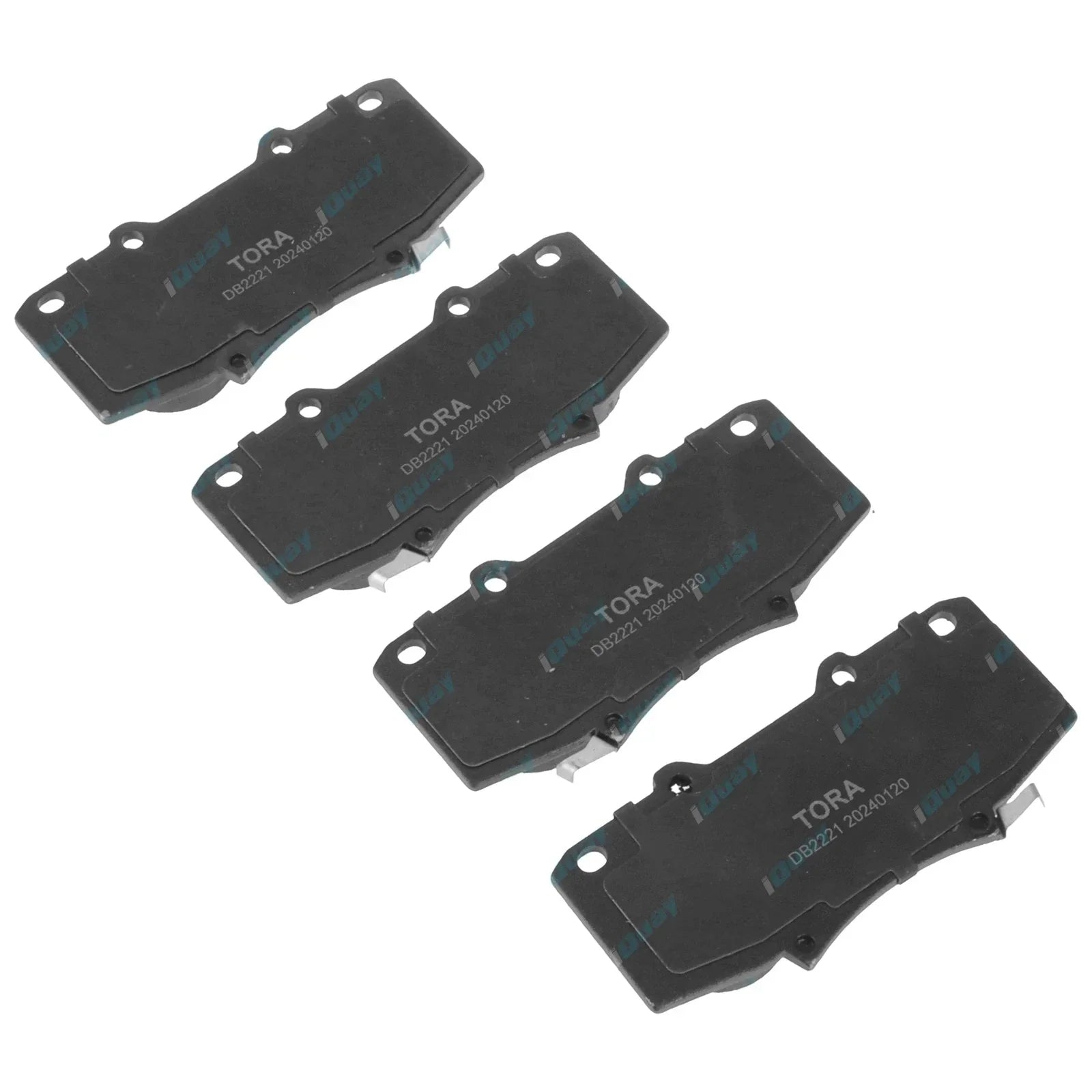 Ceramic Disc Brake Pads Set for Toyota Hilux KUN26R 3.0L 1KD-FTV (2010-2015)