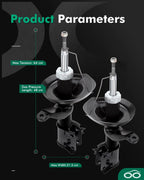 Front Shocks Struts Pair for Honda Element (2003–2006)