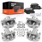 Ceramic Brake Pad and Caliper Front & Rear for Toyota Camry Avalon Solara (1990–2015)