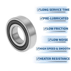 1 Pc 62/32DDU Deep Groove Ball Bearing P4 for Scooter Skateboard (32x65x17mm)