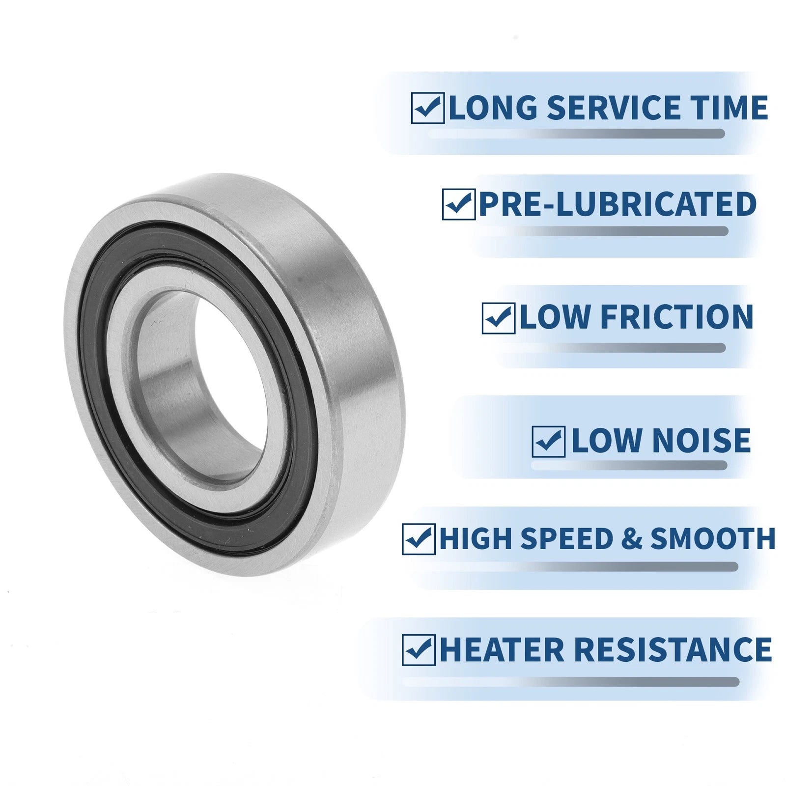 1 Pc 62/32DDU Deep Groove Ball Bearing P4 for Scooter Skateboard (32x65x17mm)