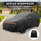 Waterproof Car Cover for Hyundai Kona (2017–2023) with Zipper