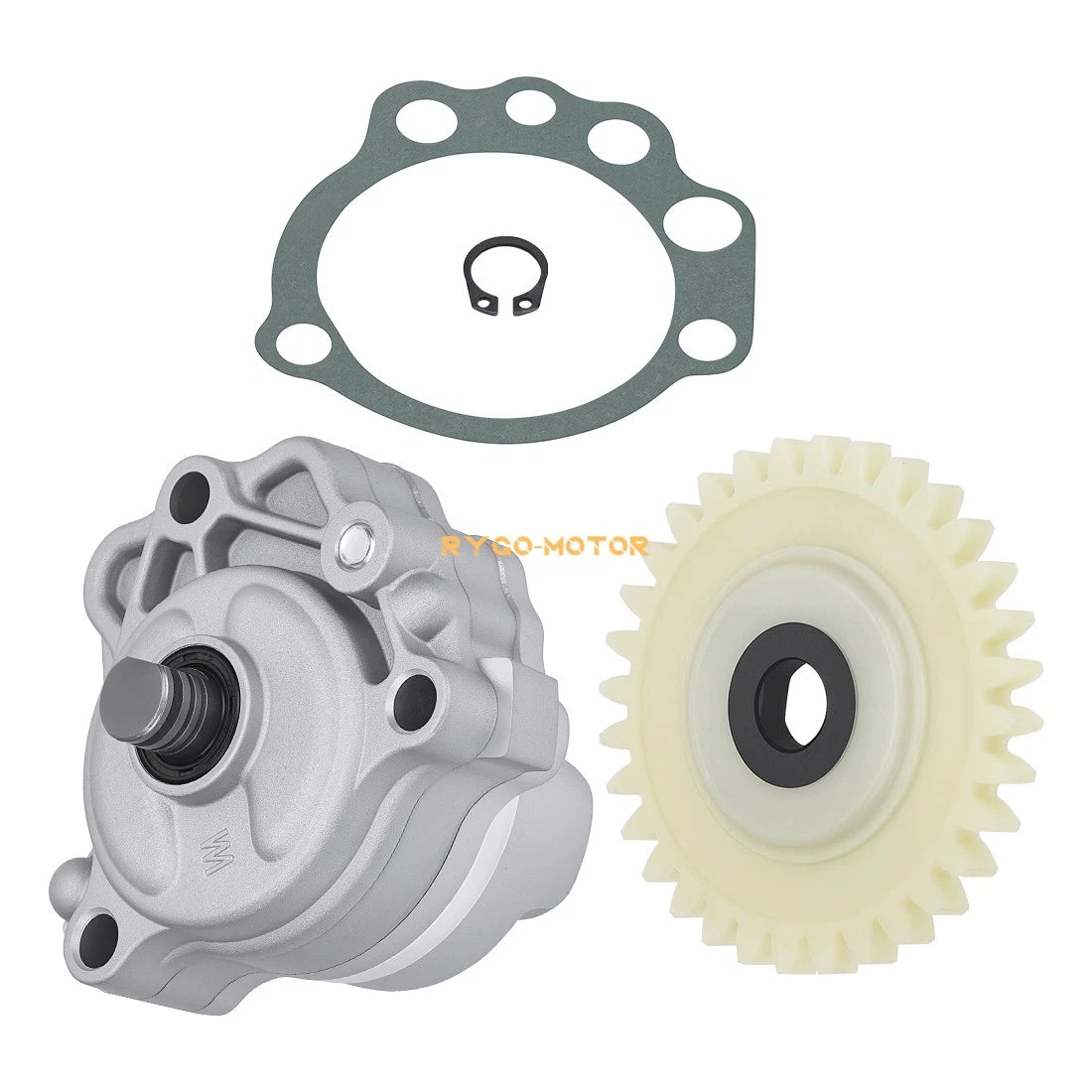 Oil Pump & Drive Gear w/ Gasket for Yamaha Raptor 660R (2001–2005)