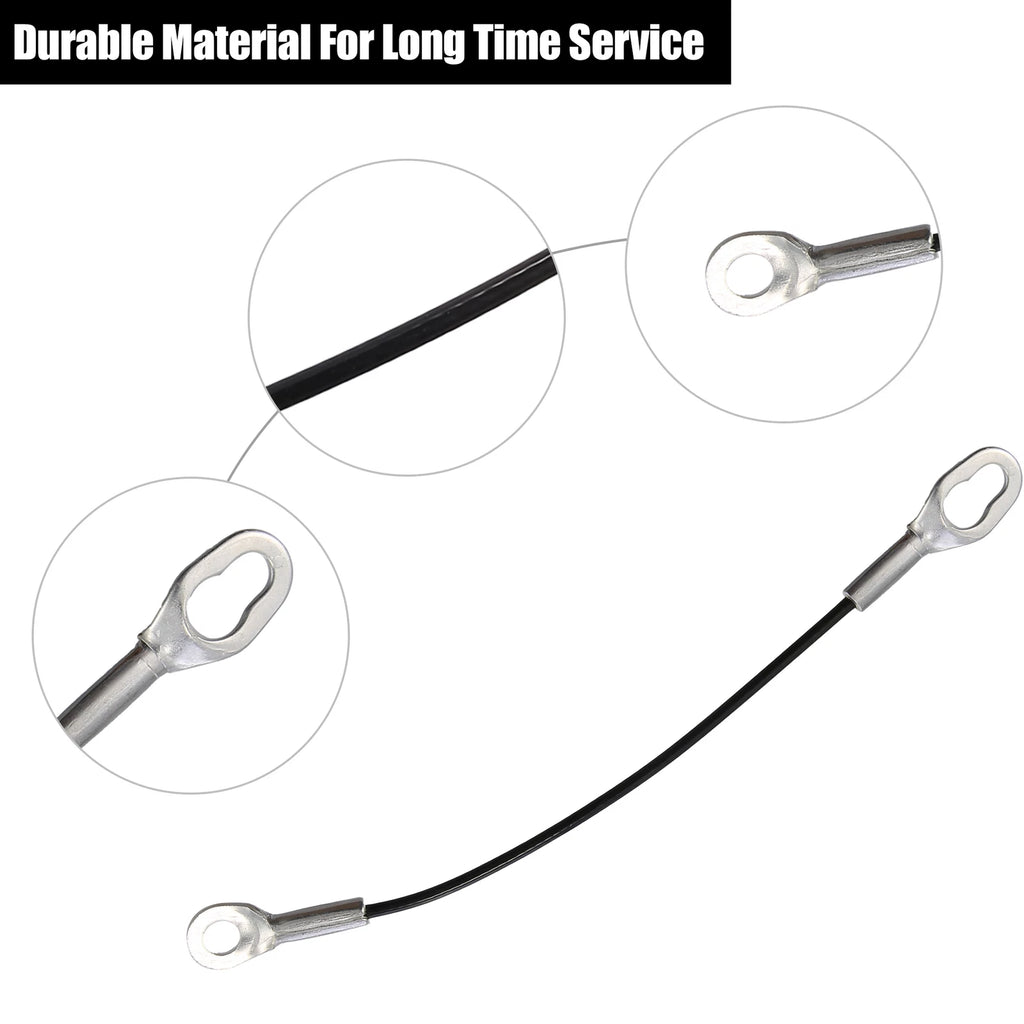 Set of 2 Rear Tailgate Cables for Toyota Hilux 
