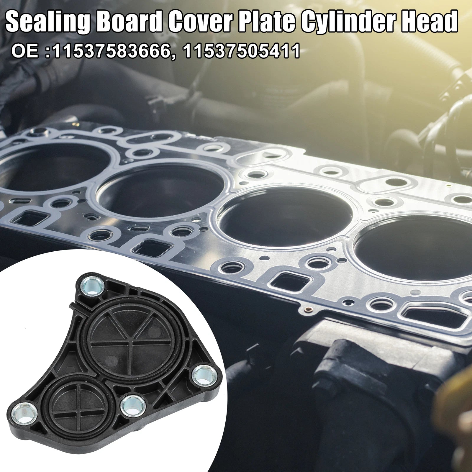 Cylinder Head Camshaft Cover Plate for BMW 1 E81 (2006–2011) 11537583666