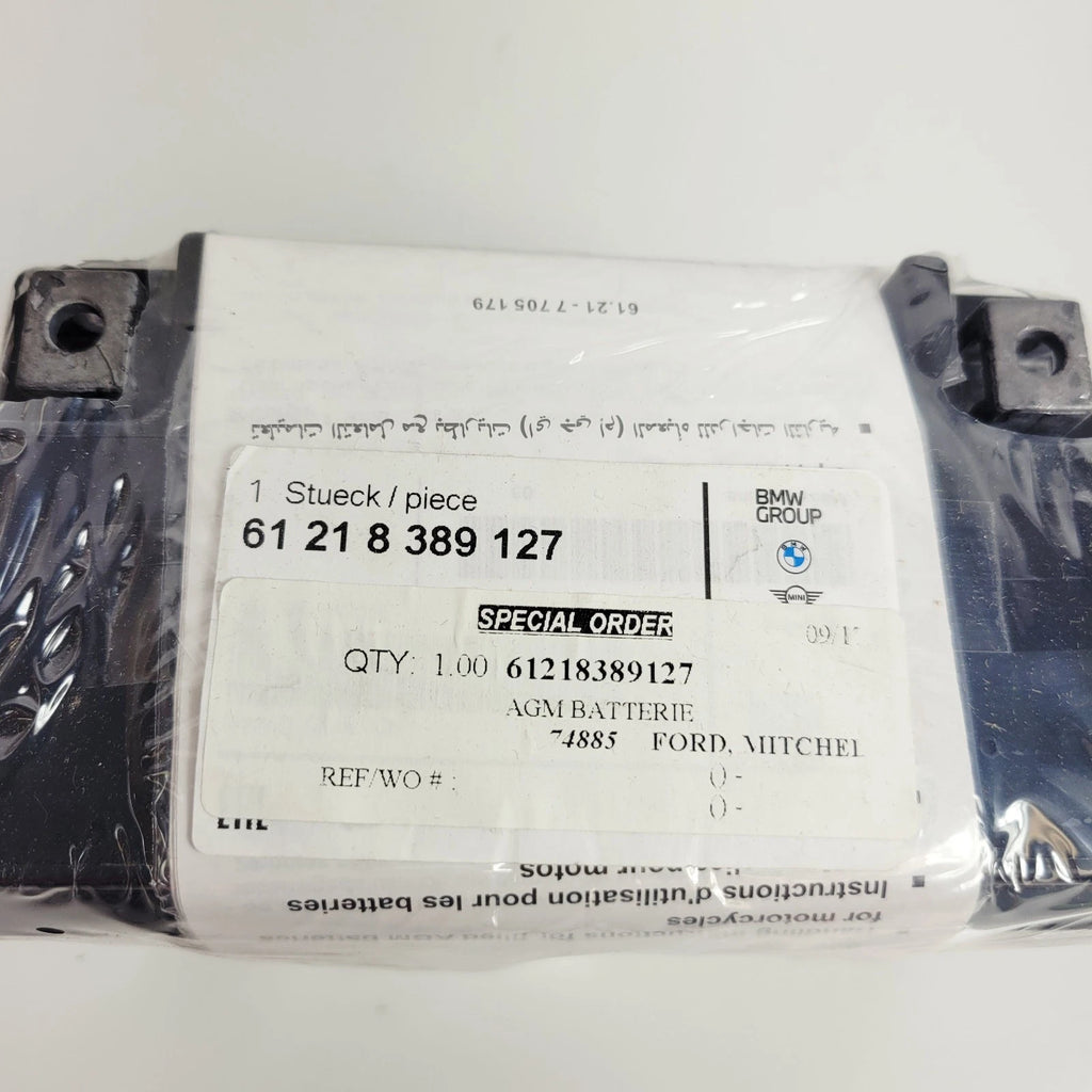 AGM Battery for BMW S1000XR C400 F900 F800GS (2015–2023) 61218389127
